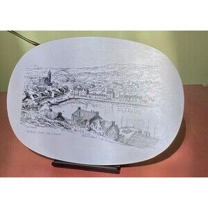 Strathmore Melamine Trivet Small Cheese Board Vintage Tarbet from the Castle